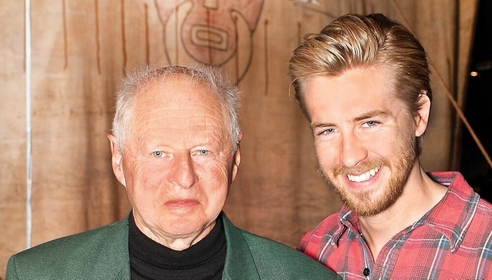 SPILLER HANS FAR: Pål Sverre Valheim Hagen spiller faren til Thor Heyerdahl jr. (t.v.) i «Kon-Tiki». Pål Sverre ligner påfallende på min far, sier han.