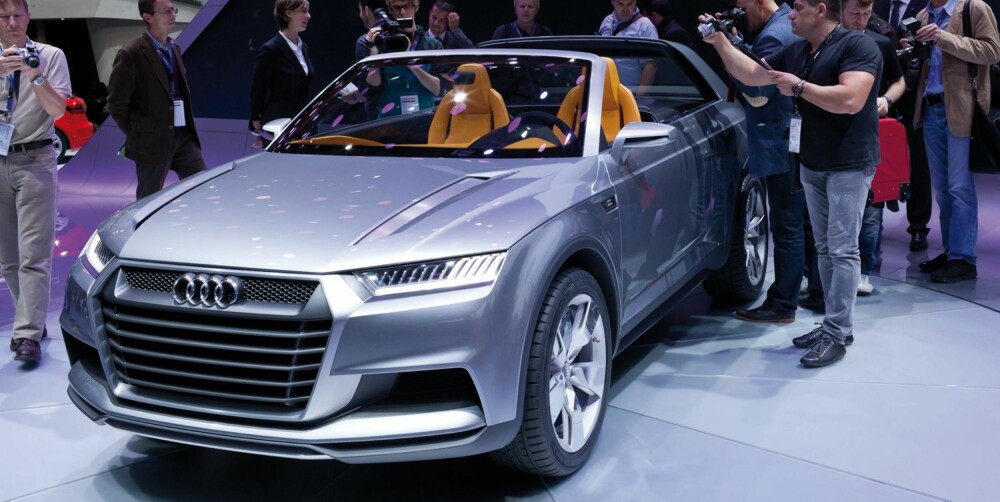Q2: Det er mye Audi Q2 å se i dette konseptet. FOTO: Audi