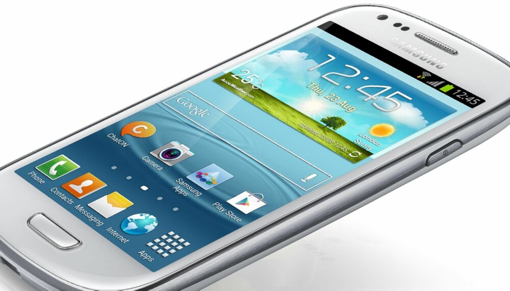 MINI: Samsung Galaxy S III har fått seg en lillebror. Den får navnet Samsung Galaxy S III Mini og blir mindre og billigere.