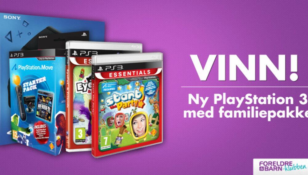 VINN: Du kan vinne Playstation 3 om du registrerer deg i vår gratis fordelsklubb!
