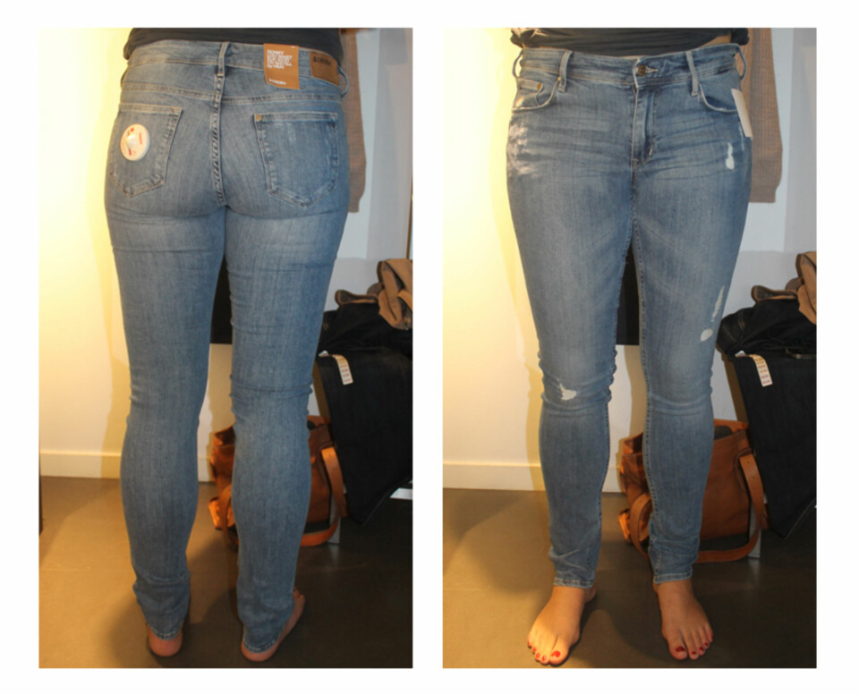 H&M
Modell: Skinny low waist
Str. 30/32
Pris: 399 kr