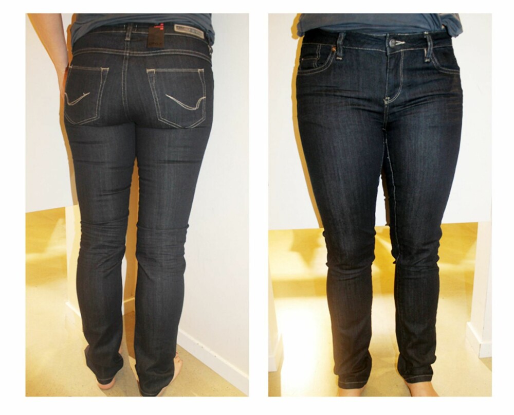 ONLY Modell: Skinny low coral jeans 
Str.: 30/32 
Pris: 400 kr