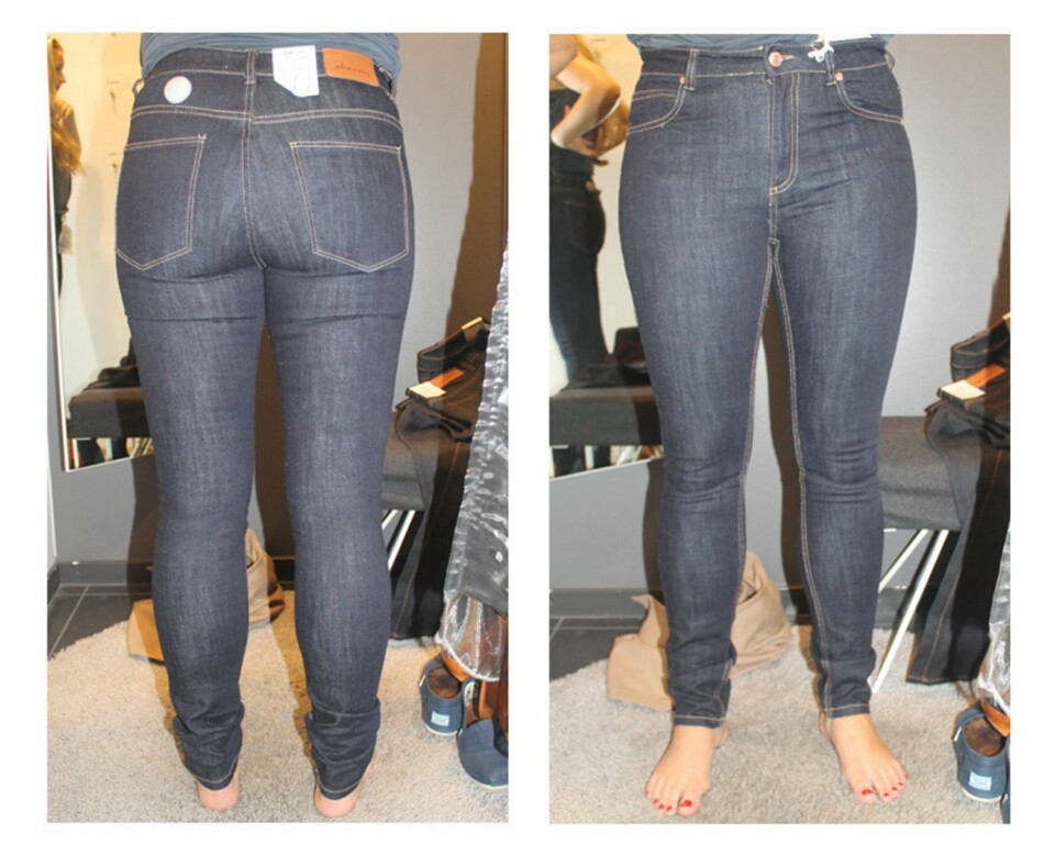 LINDEX
Modell: Skinny high waist
Str.: 29/32
Pris: 399 kr