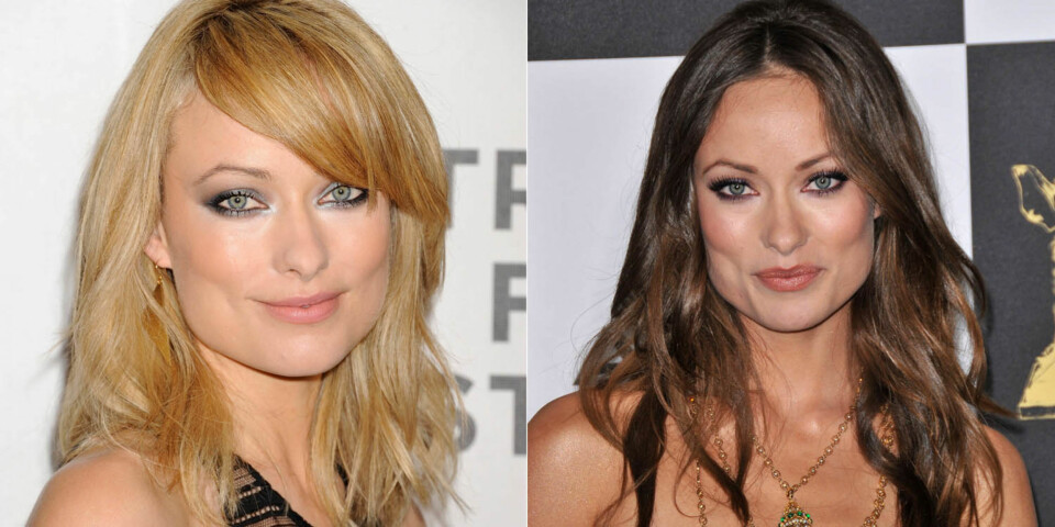 OLIVIA WILDE: Olivia Wilde ble blond - og blass. Som brunette kommer øynene bedre frem og hudtonen ser friskere ut.