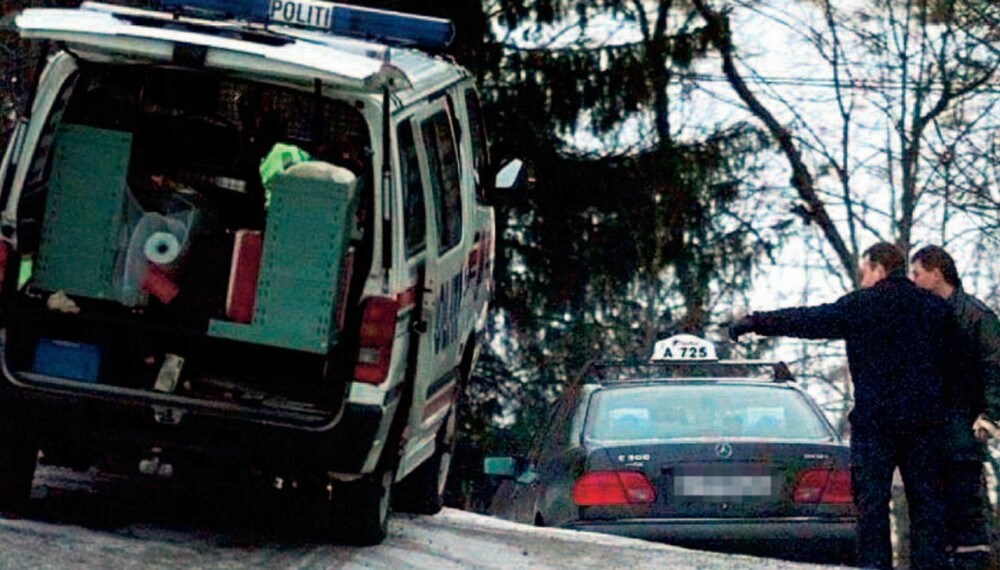 Her, i et øde område i Nittedal, ble drosjen bedt om å stoppe. Sekunder senere lød et skudd.