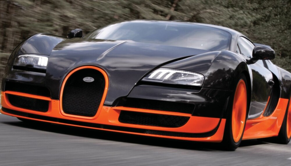 REKORDBIL: Dette er fartsrekordholderen Bugatti Veyron 16.4 Super Sport, men nå ryktes det at Bugatti jobber med en enda raskere Veyron. FOTO: Frankie Jim Charlie Magee