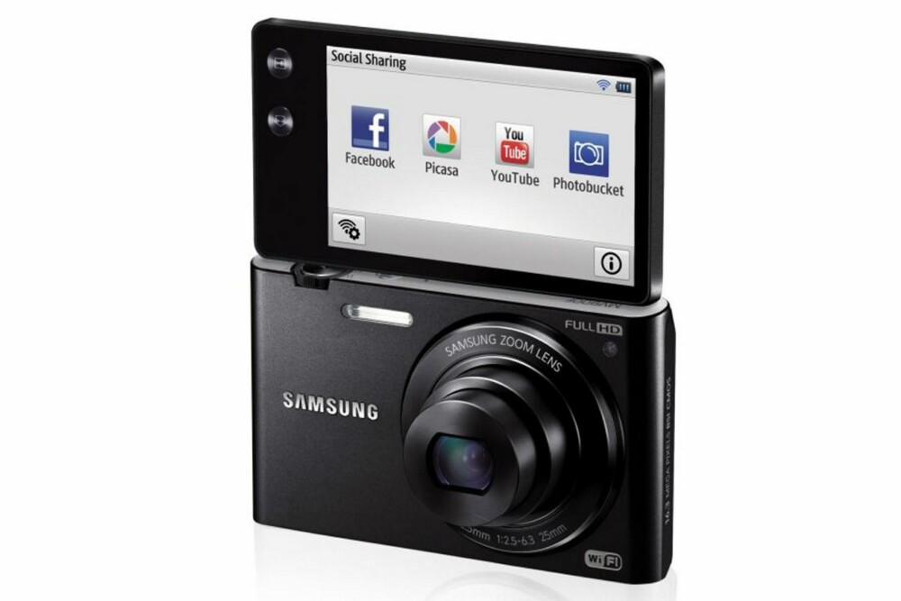 SORT: Samsung MV900F kommer i mange farger, også sort.
