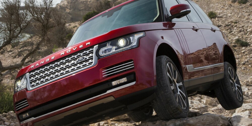LUKSUS: Range Rover gjør det bedre i kollisjonstesten til EuroNCAP. FOTO: Land Rover