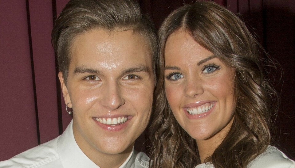 VAKKERT PAR: Atle og Cathrine hadde kun øyne for hverandre da de dukket opp på årets «Skal vi danse»-finale.