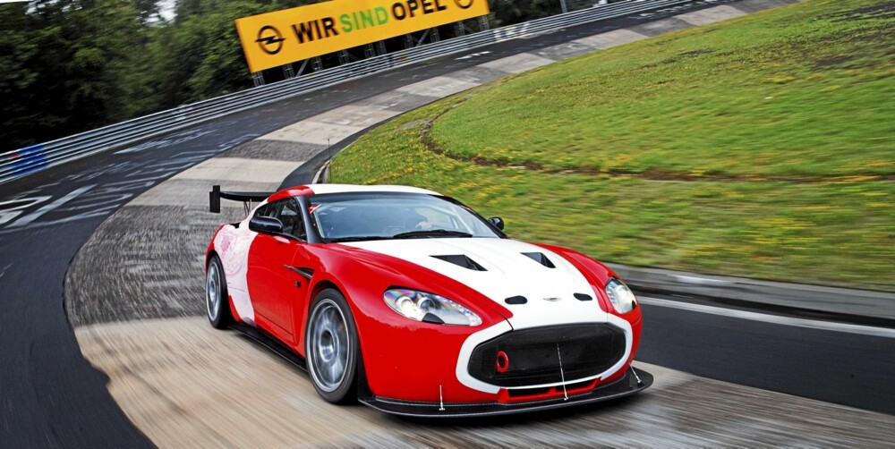ASTON: 24-timers løp på Nürburgring med en Aston Martin Zagato er en krevende øvelse.