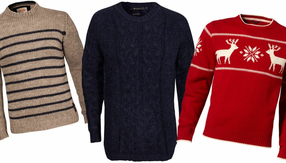 VARM STRIKK: En strikkegenser er både praktisk og trendy. Finn din favoritt blant 30 ulike gensere.