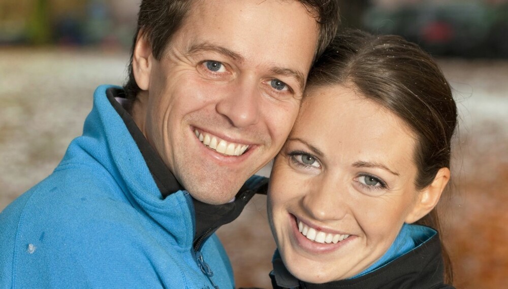 VENTER BARN: Det sporty ekteparet Knut Arild Hareide og Lisa Maria venter sitt første barn til våren.