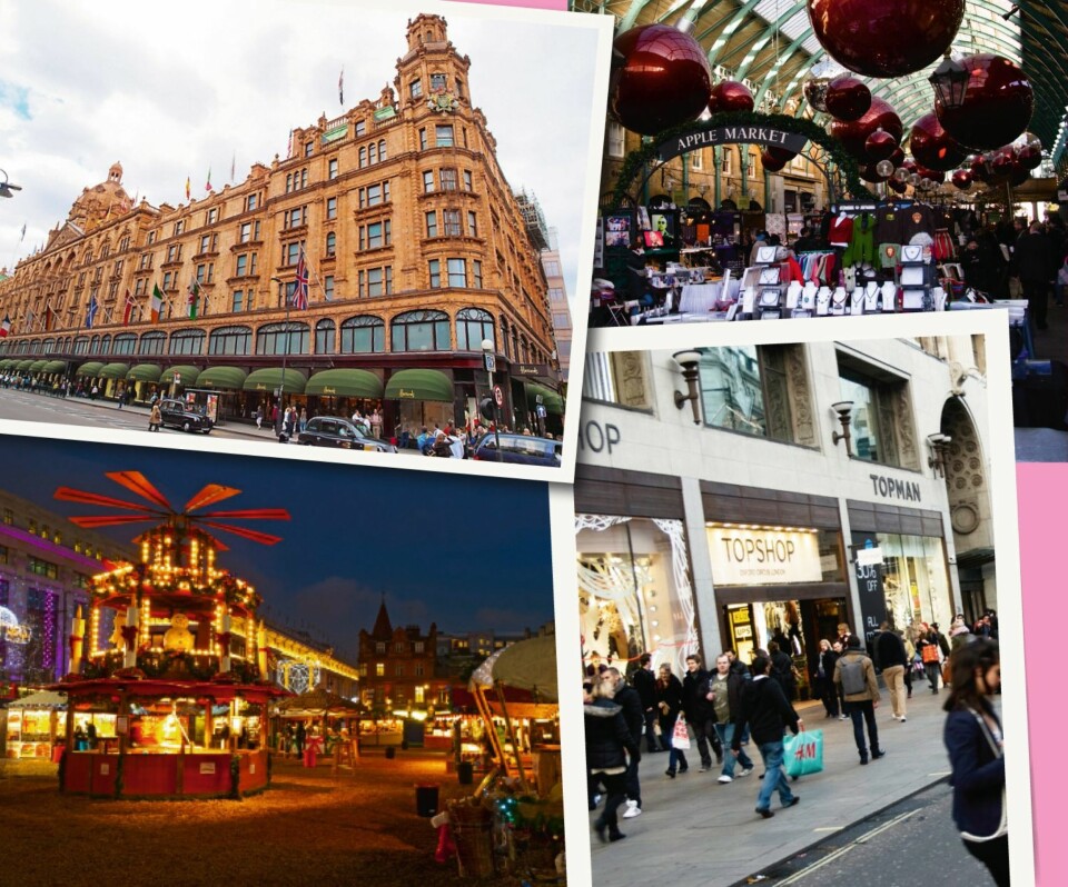 Shoppingen i London er fantastisk med sitt varierte og enorme vareutvalg.
