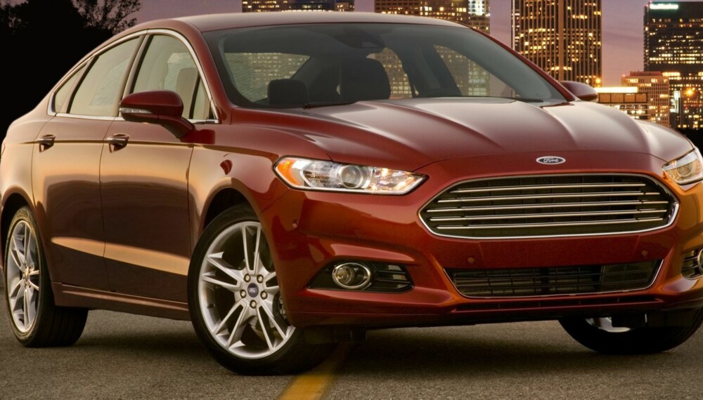 FUSION: Ford Fusion gir en god pekepinn på hvordan nye Ford Mondeo blir. FOTO: Ford FUSION: Ford Fusion gir en god pekepinn på hvordan nye Ford Mondeo blir. FOTO: Ford
