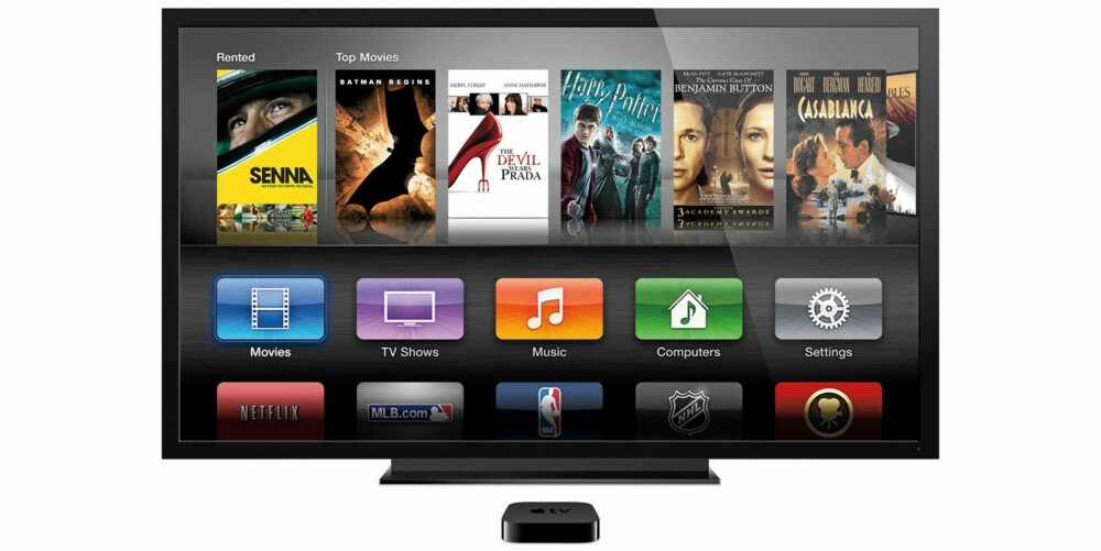 GODT UTVALG: Apple TV på mye bra innhold. Enda bedre blir det om du har en amerikansk iTunes-konto.