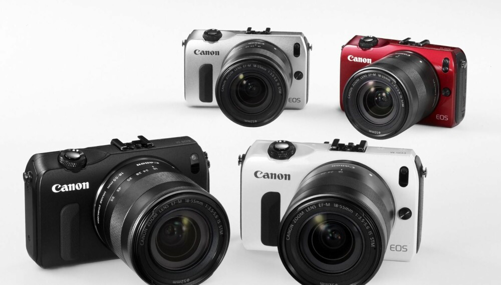 FØRSTE HYBRID: EOS M er Canons første hybridkamera.