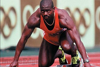 Ben Johnson satte verdensrekord på 100 meter i OL i 1988. Tiden ble 9.79. Men han ble tatt rett etterpå.