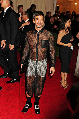 MARC JACOBS: En av verdens mest hyllede designere, Marc Jacobs, er ofte å se i kjole.