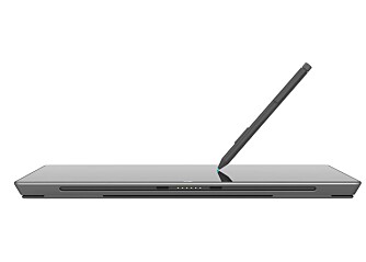 PENN: Surface Windows 8 Pro leveres med penn, men denne versjonen kommer foreløpig bare i Canada og USA.