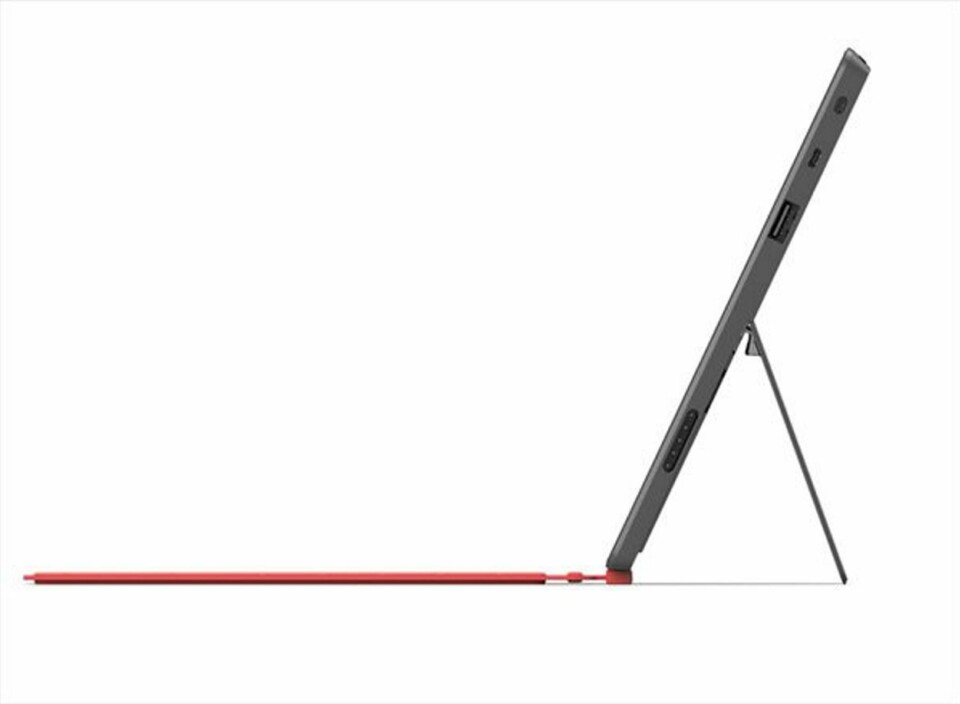 SMART: Et deksel med integrert tastatur med berøringsfølsomme taster og en integrert støtte gjør at Microsoft Surface også fungerer til produktivitetsoppgaver.