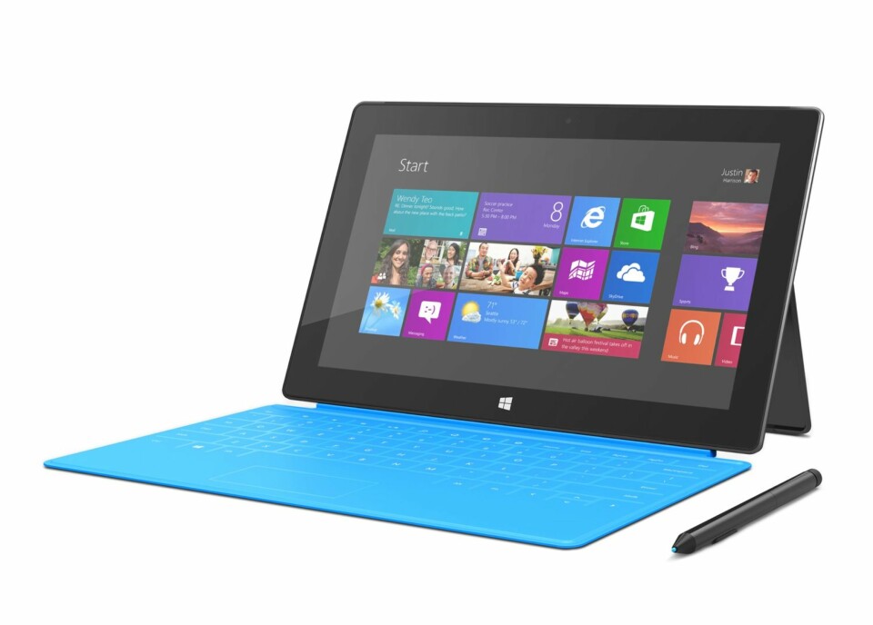 Microsoft Surface Windows RT med Touch Cover