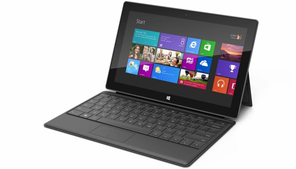 KOMMER NÅ: Microsoft Surface med Windows 8 kommer for salg i Norge i februar i år.