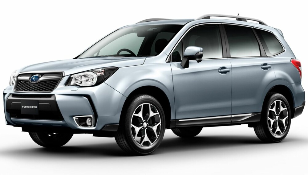 START: Startprisen på nye Forester med bensinmotor er 374 900 kr. FOTO: Subaru START: Startprisen på nye Forester med bensinmotor er 374 900 kr. FOTO: Subaru