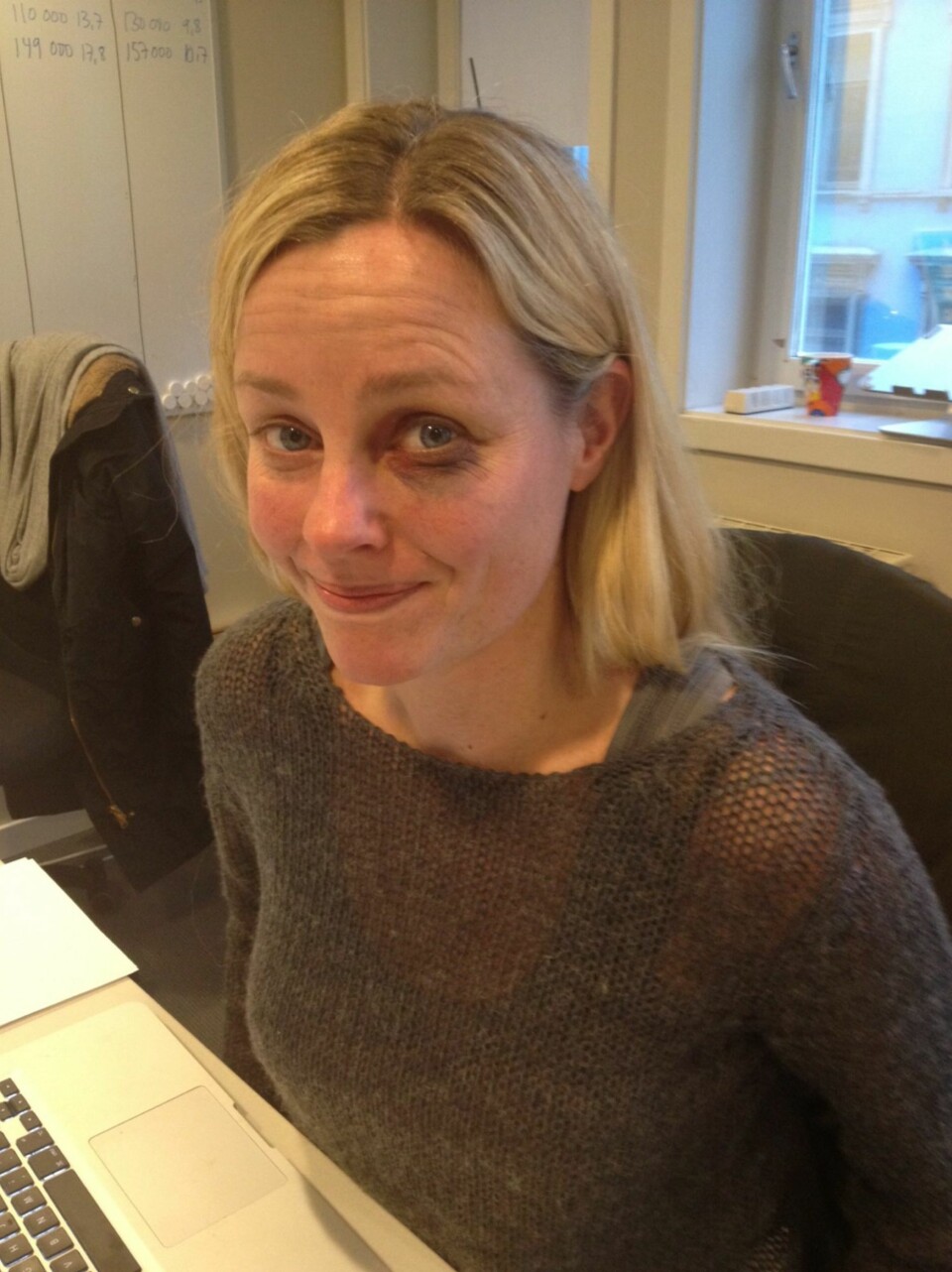 PÅ JOBB: - Jeg foretok en litt dårlig risikovurdering før den siste turen, sier Solveig.