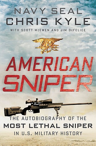 The Autobiography of the most lethal sniper in US Military history » er utgitt i 2012 fra forlaget William Morrow. Chris Kyles historie er ført i pennen av Scott McEwen og Jim DeFelice.