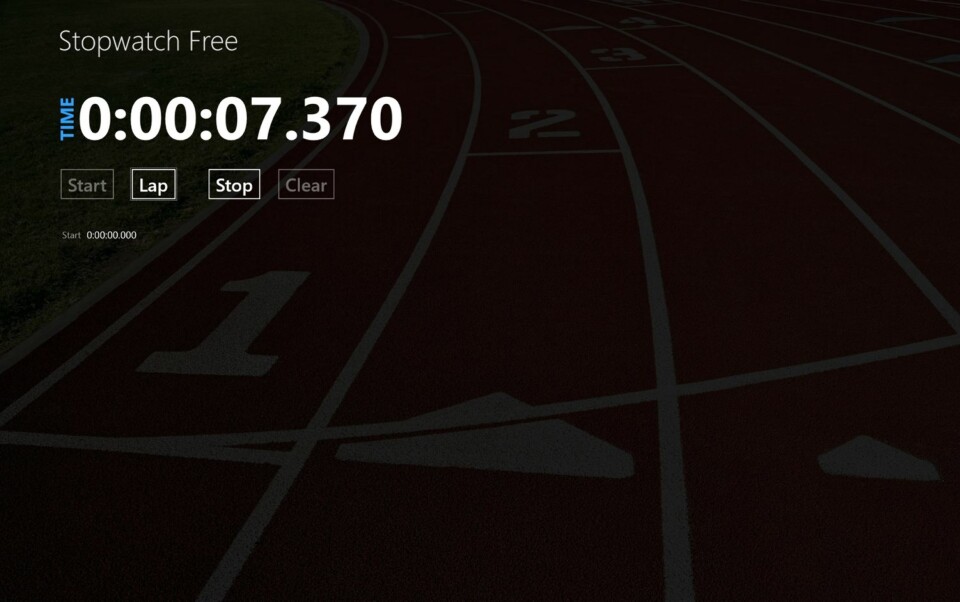 NYTTIG: Stopwatch Free kan virke som en litt banal app, men vi har faktisk hatt nytte av den flere ganger.