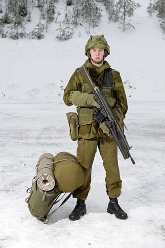 Slik så en norsk soldat ut for 10 år siden.