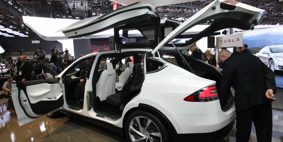 ELSUV: Tesla Model X er klar i 2015. FOTO: Newspress