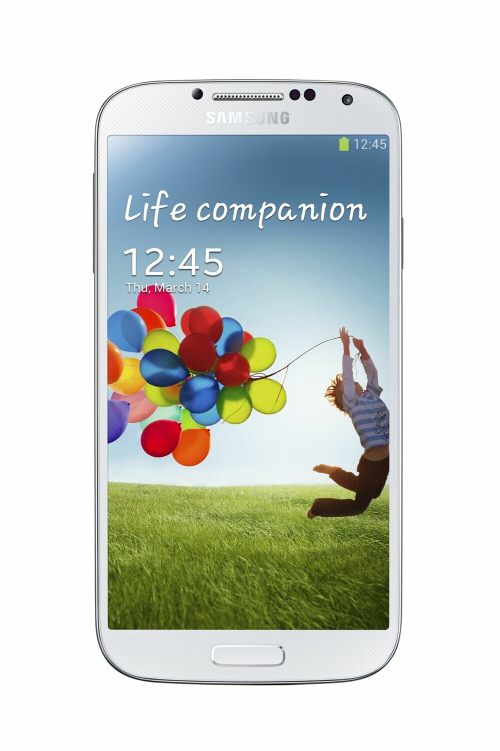 TO FARGER: Samsung Galaxy S4 kommer i første omgang i en hvit og sort versjon. Senere i år kommer Galaxy S4 i flere farger.