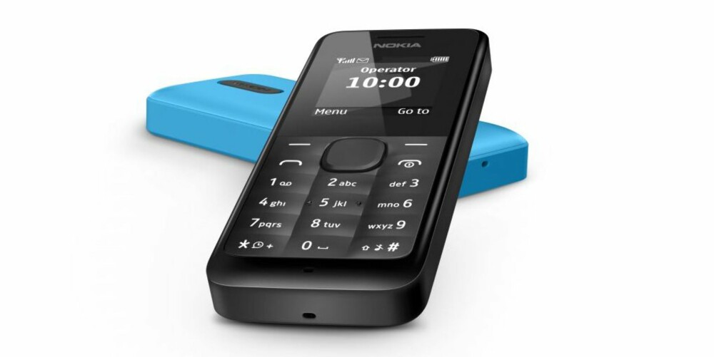 BILLIG: Nokia 105 blir en superbillig mobil tiltenkt markeder med høy vekst og lav kjøpekraft. Mobilen kan friste med 35 dagers batterilevetid!