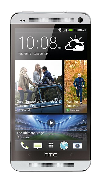 TOPPMOBIL: HTC One er HTCs nye toppmobil.Kamerakroppen er frest ut av et enkelt stykke aluminium.