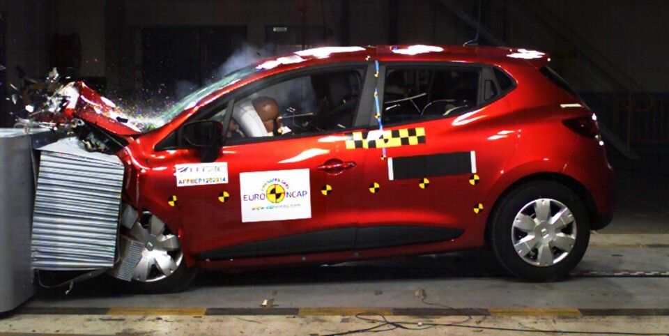 SIKKERHET: Renault Clio hører med til de sikreste småbilene EuroNCAP har testet de siste årene.