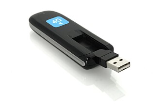 USB-MODEM: Vil du ha 4G bare på en PC kan du bruke et 4G USB-modem som er litt billigere enn en 4G-ruter.