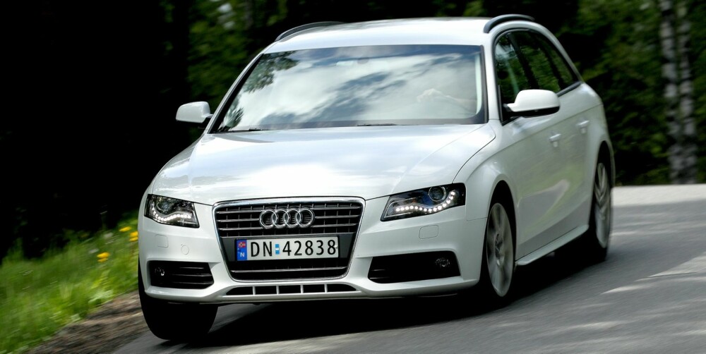 DER BESTE: Audi A4 er den beste bilen uansett klasse, ifølge det tyske kontrollorganet Dekra. FOTO: Egil Nordlien, HM Foto