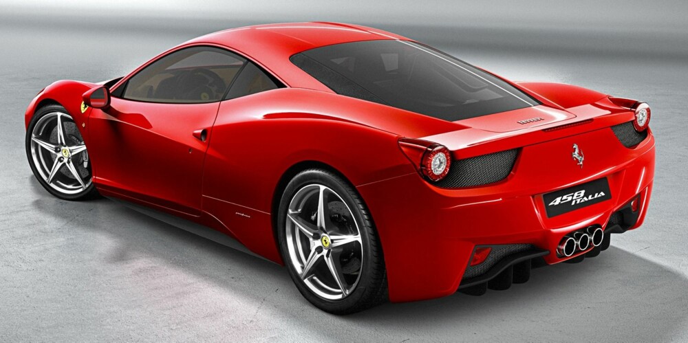 RIVALEN: Ferrari 458 Italia. FOTO: Ferrari