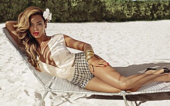 MODELL: Beyoncé fronter Hennes & Mauritz' nye kampanje.