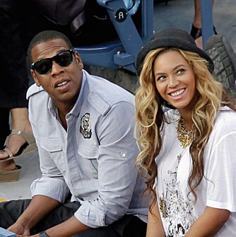 Lykkelige: Beyoncé er gift med rapperen Jay-Z og de har datteren Blue Ivy.