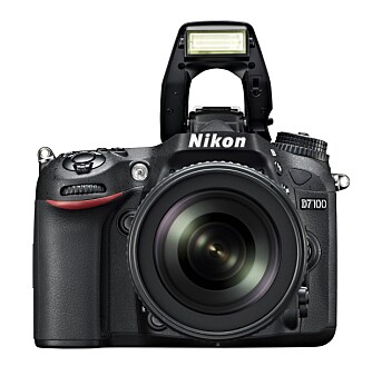 SOLID: Kroppen til Nikon D7100 er solid med magnesiumdeksler. Vekten med batteri og minnekort havner på 765 gram uten objektiv.