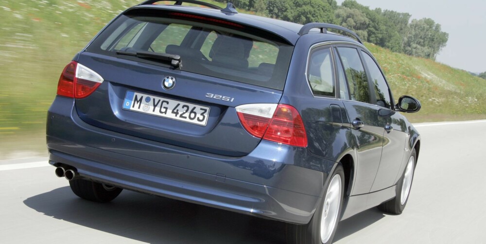 3-SERIE: Sjekk styringen hvis bilen har veldig brede dekk. FOTO: BMW