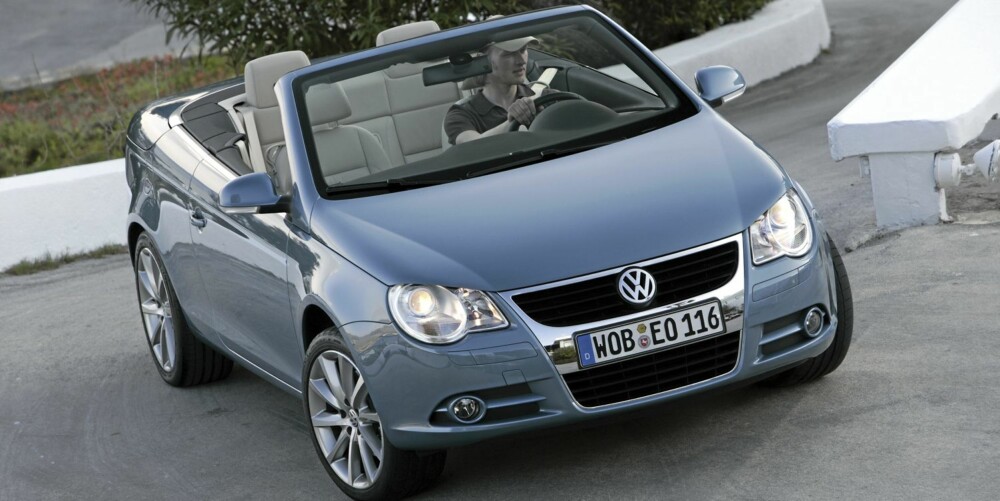 DÅRLIG RESULTAT: VW Eos regnes som lite pålitelig i ADAC-statistikken. FOTO: Produsent DÅRLIG RESULTAT: VW Eos regnes som lite pålitelig i ADAC-statistikken. FOTO: Produsent