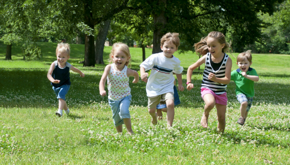 VIKTIG Å VÆRE AKTIV: Er aktivitetene morsomme nok, er det enkelt å få barna med!