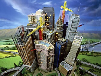 SIM CITY 4: Sim City-spillene går ut på å bygge opp og vedlikeholde din egen by.