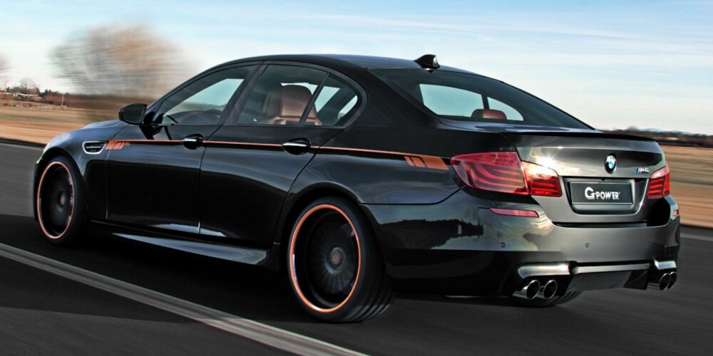 RASKERE: Det kommer garantert raskere M5-versjoner fra G-Power enn dette. RASKERE: Det kommer garantert raskere M5-versjoner fra G-Power enn dette.