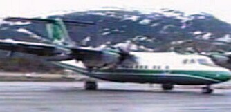 En privatperson tok et bilde av ulykkesflyet i Namsos. Minutter senere krasjet det.