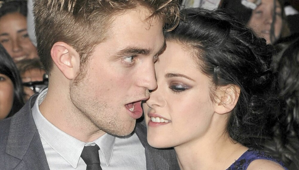 KJÆRESTEPAR: Robert Pattinson og Kristen Stewart  - kjærester på lerretet og i det virkelige livet - på verdenspremieren til den foreløpig siste Twilight-filmen.