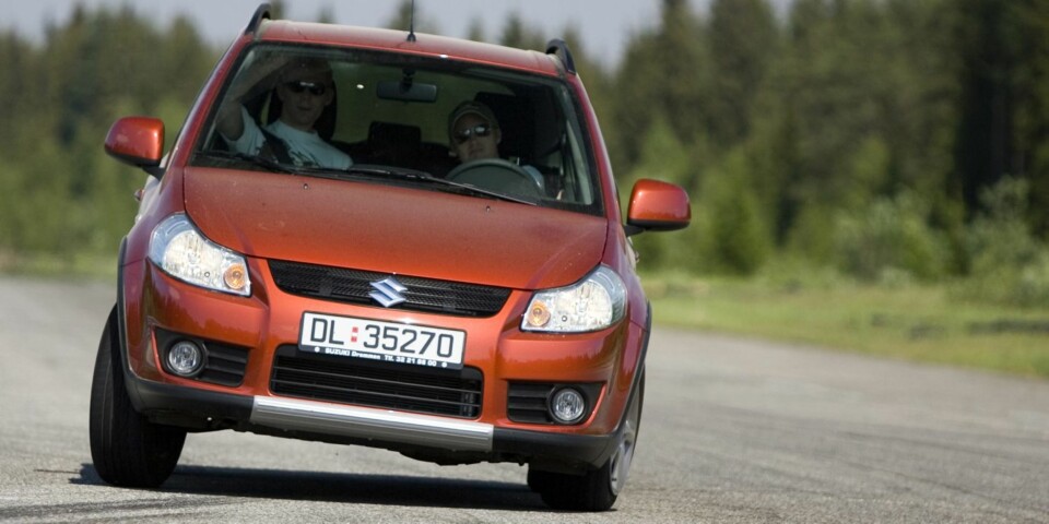 FÅ FEIL: Suzuki SX4. FOTO: HM Arkiv